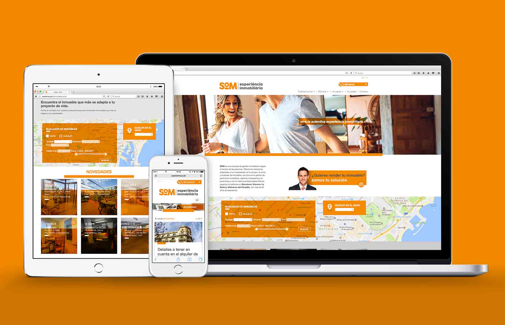 disseny web immobiliaria barcelona - Mediactiu, agencia de publicidad especializada en estrategias de branding