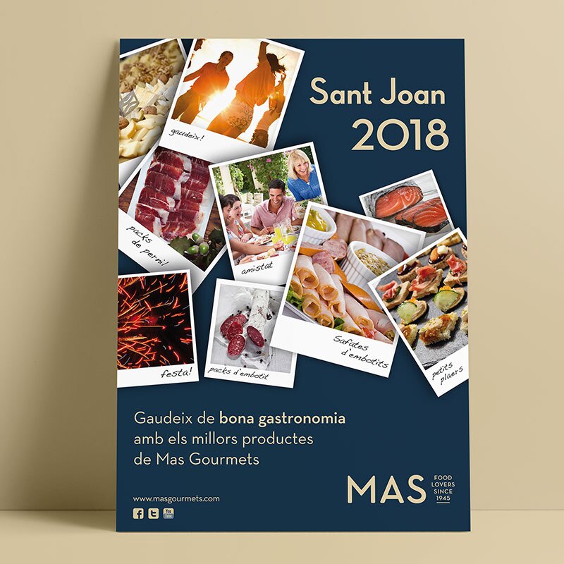 poster para promocion temporal - Promoción de productos alimentarios para festividades