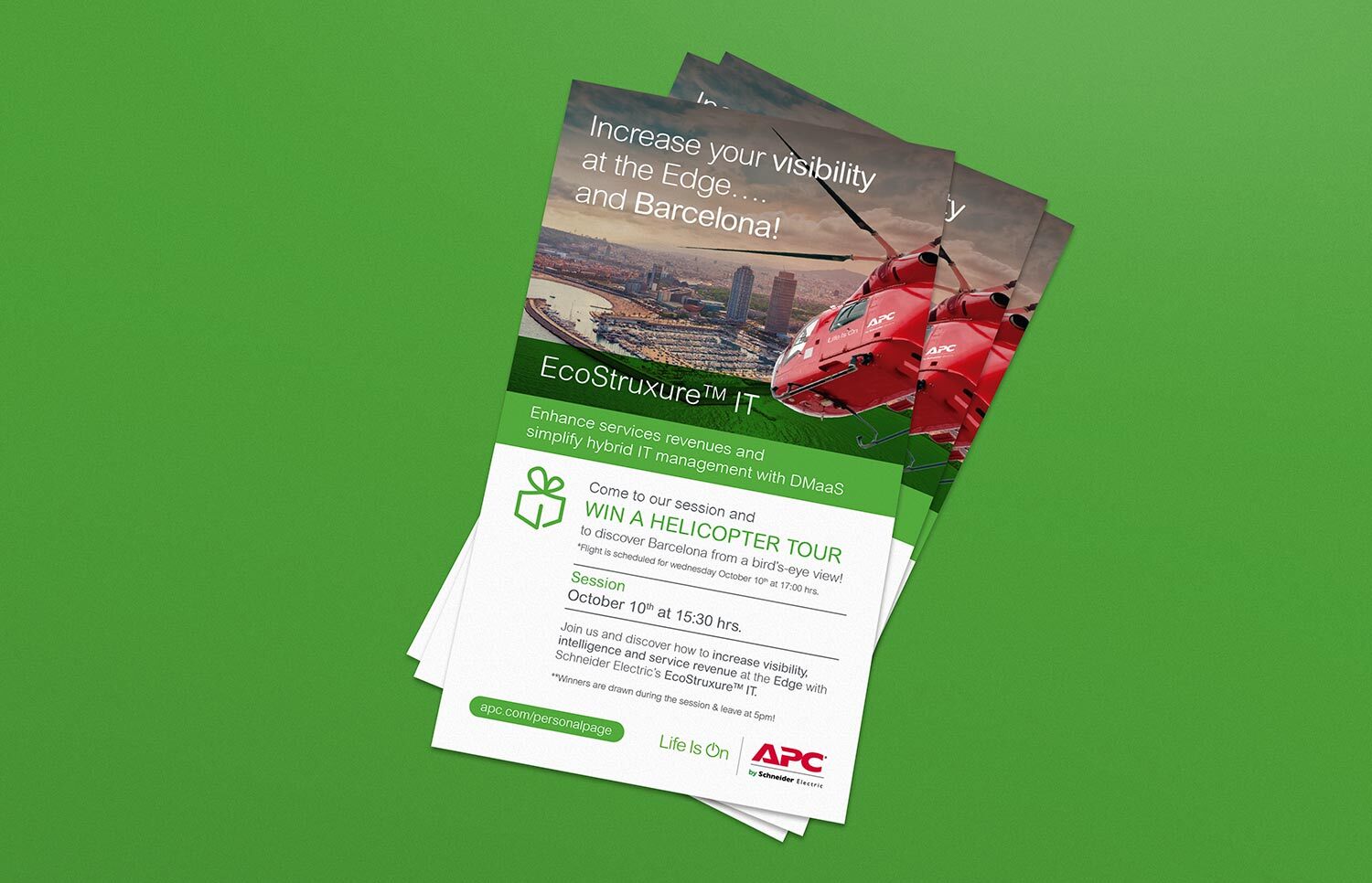 diseno grafico flyer evento TI - Participamos en el certamen EMEA Canalys Channels Forum