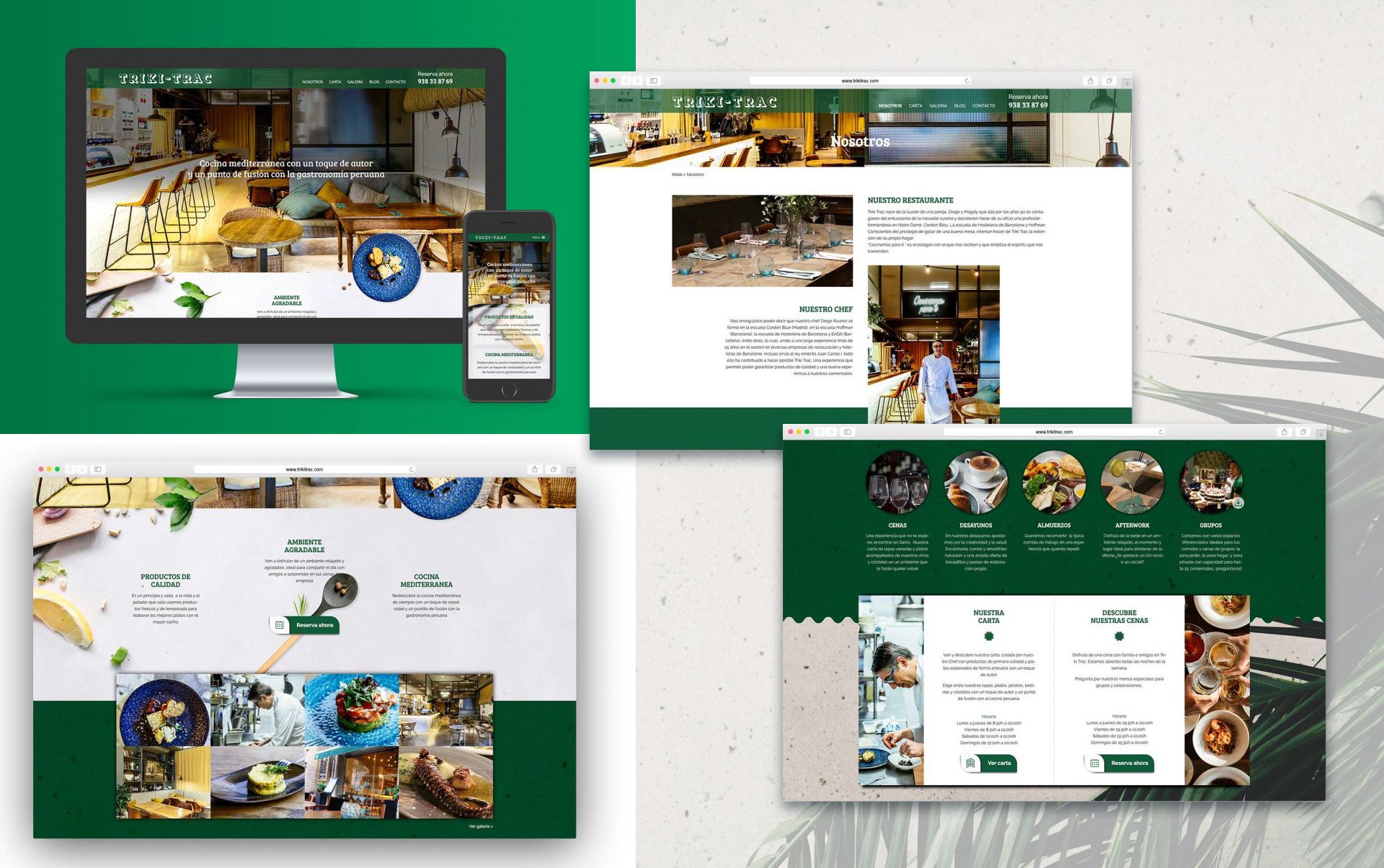 Restaurante barcelona web - Dise&ntilde;o web restaurante de Barcelona
