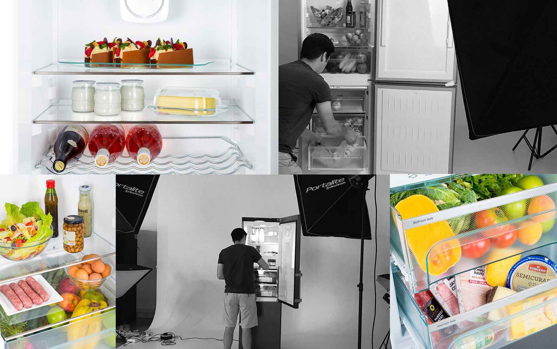 Interior neveras sesio fotografica - Sesi&oacute;n fotogr&aacute;fica de electrodom&eacute;sticos