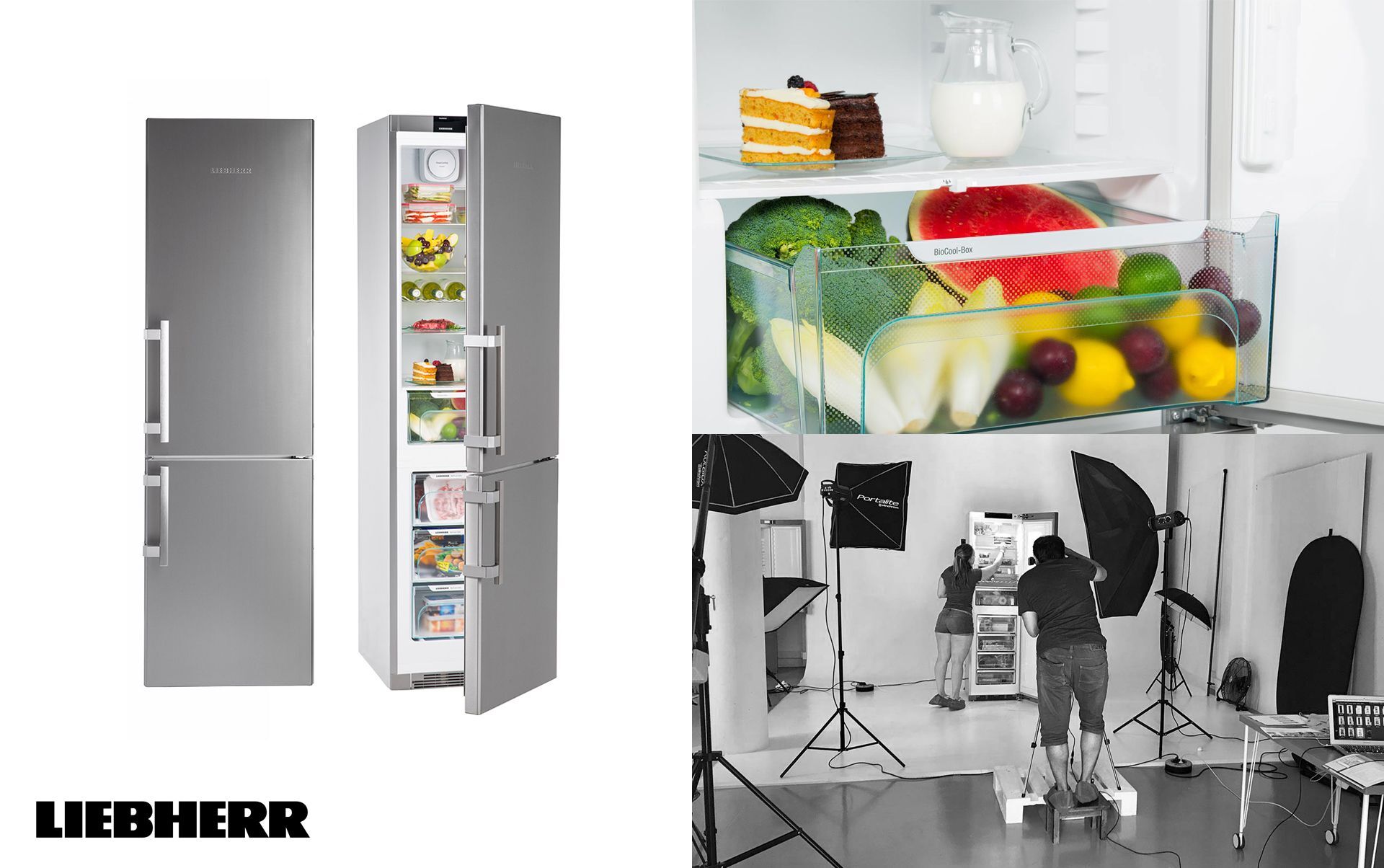 Liebherr sesion fotografica neveras - Sesi&oacute;n fotogr&aacute;fica de electrodom&eacute;sticos