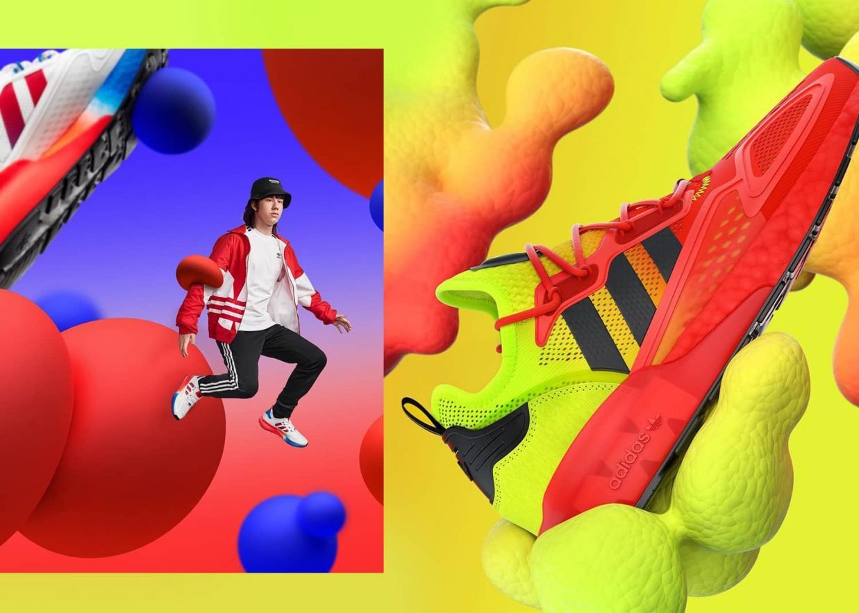 Adidas tendencias publicidad 1237x883 - 10 tendencias en dise&ntilde;o gr&aacute;fico para un a&ntilde;o muy esperado. &iexcl;Bienvenido 2021!