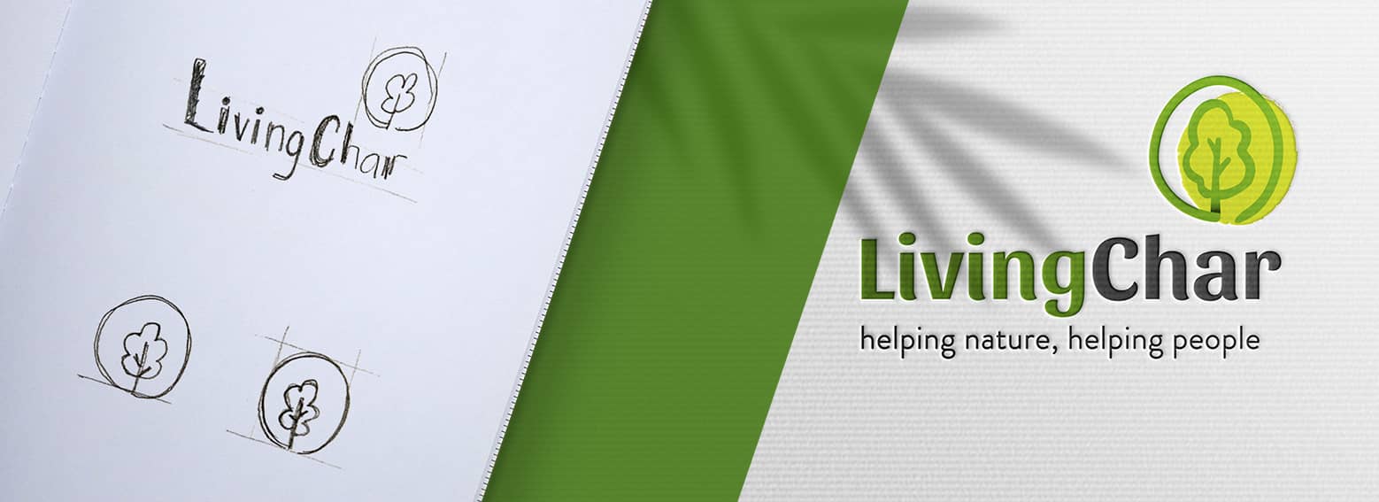 02 diseno de branding para biochar - Branding, estrategia y acciones y elementos corporativos para empresa del sector agr&iacute;cola