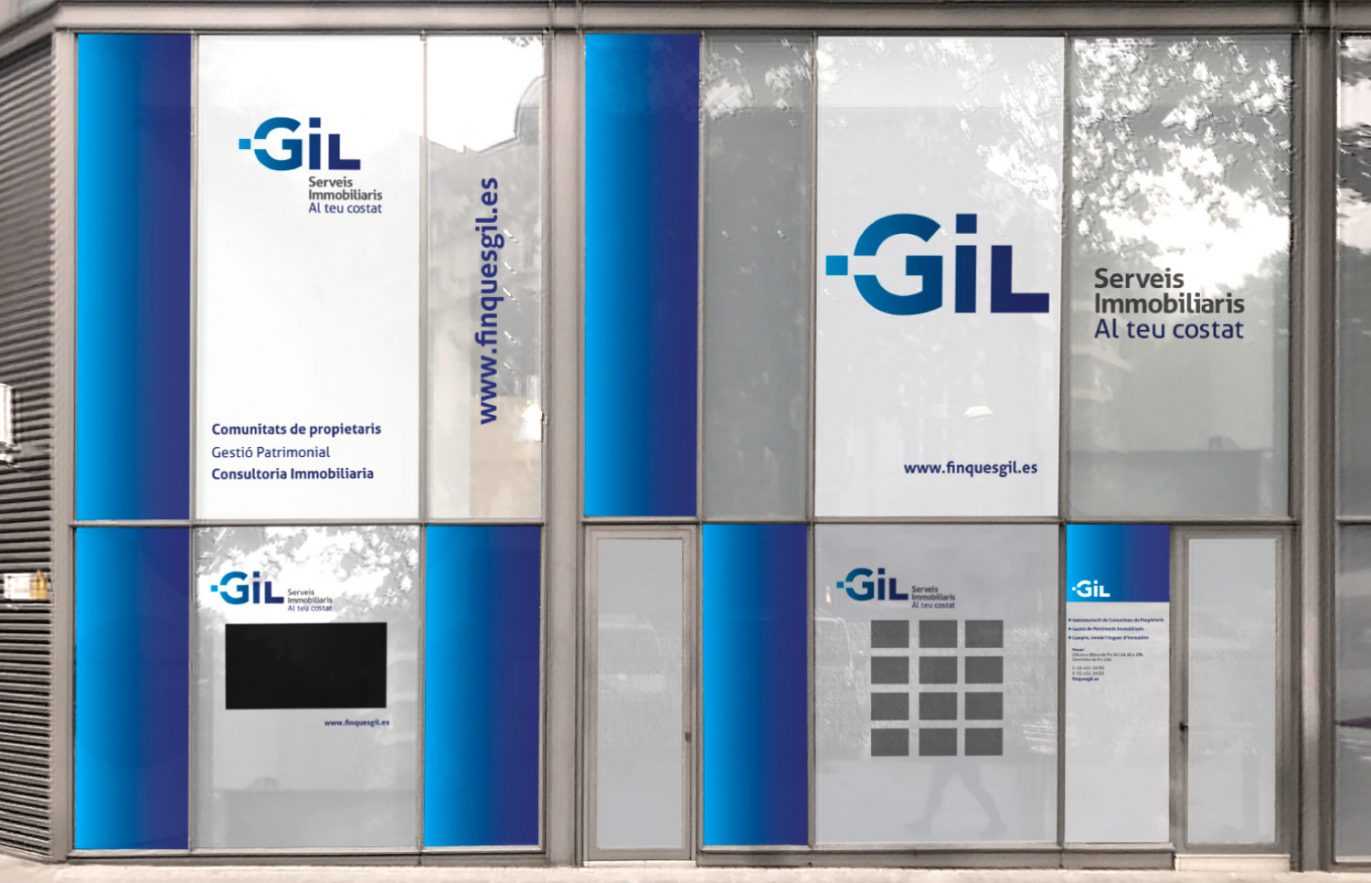 diseño y rotulación de oficinas inmobiliarias