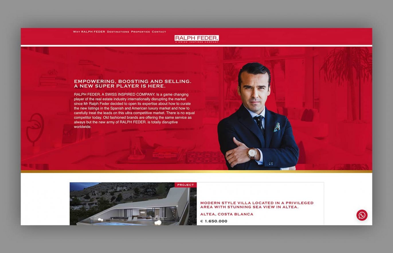 creacion de pagina web venta de casas