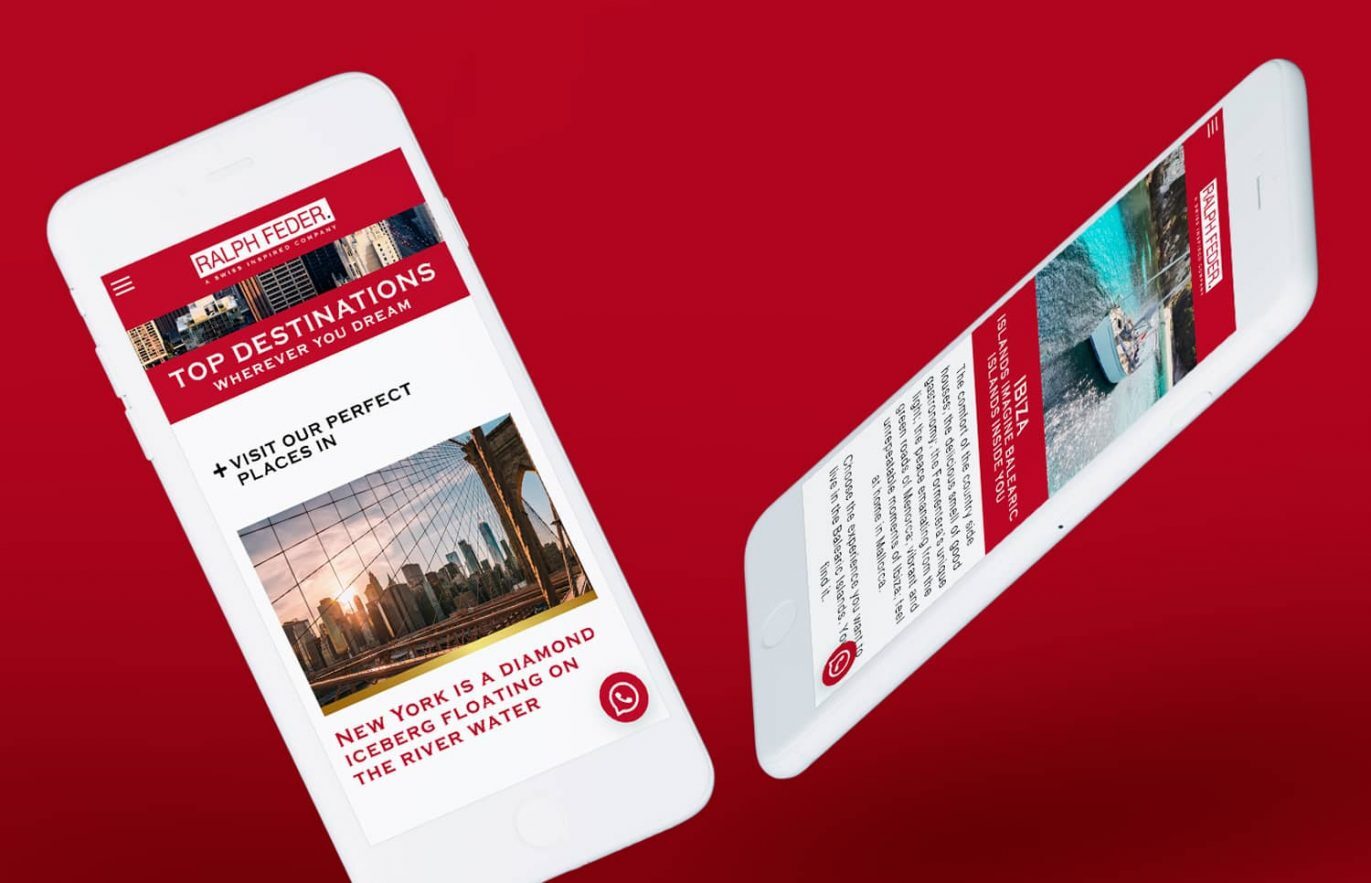 creacion de web de venta de propiedades de lujo