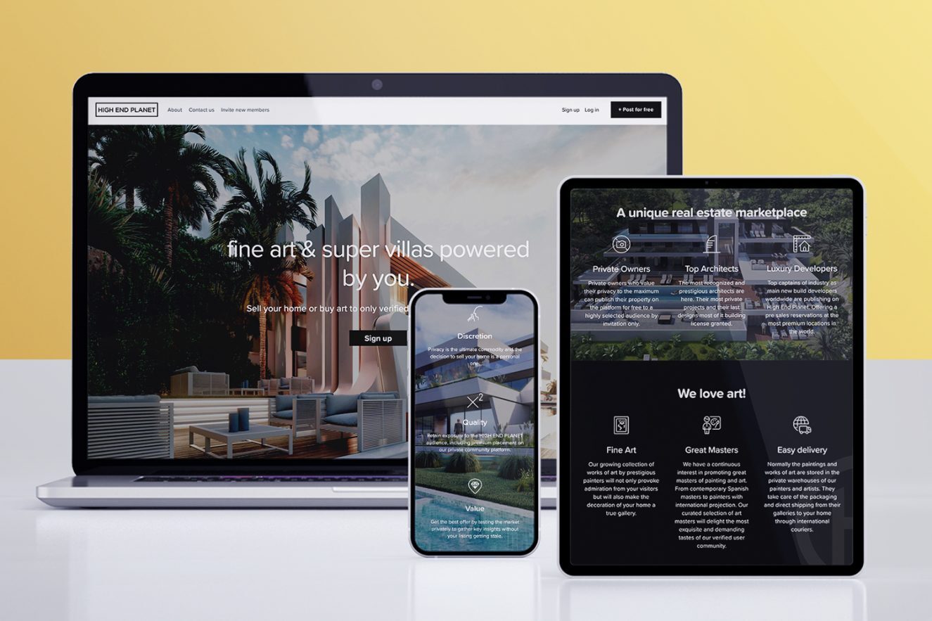 Creacion de website para empresa barcelona