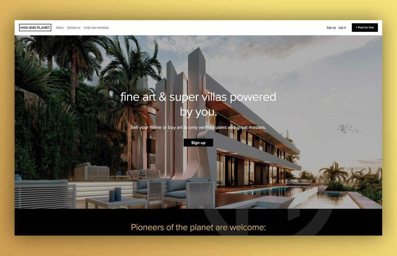 creacion de website para inmobiliaria