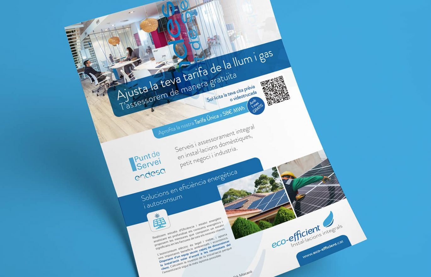 diseno de flyer para empresa barcelona