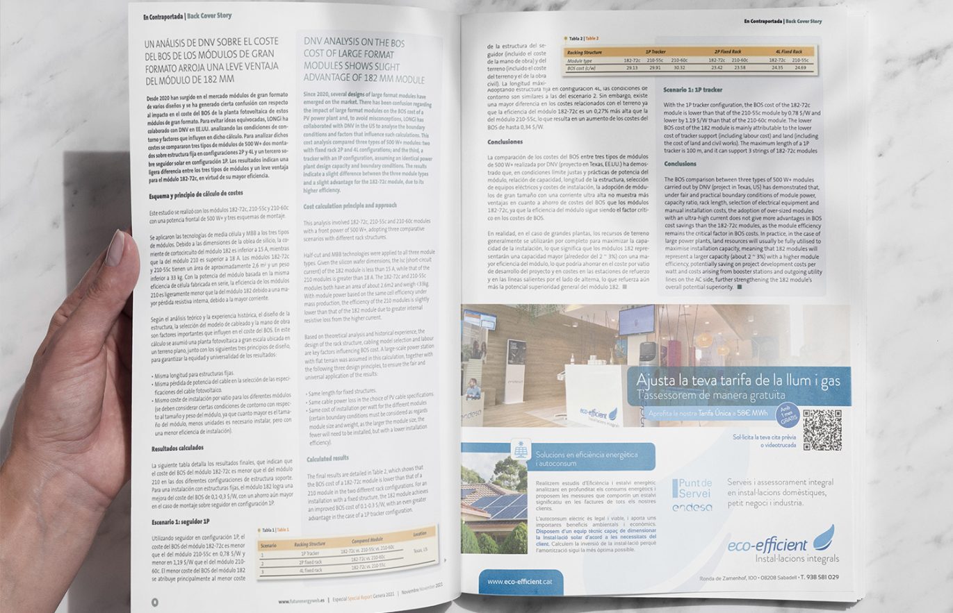 anuncio en revista sector energetico