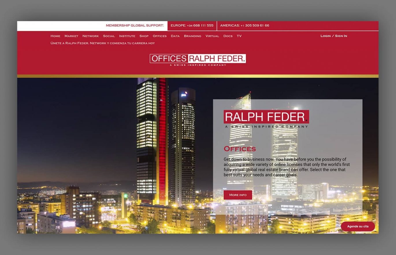 diseno de pagina web barcelona 1371x883 - Plataforma multisite para el sector inmobiliario