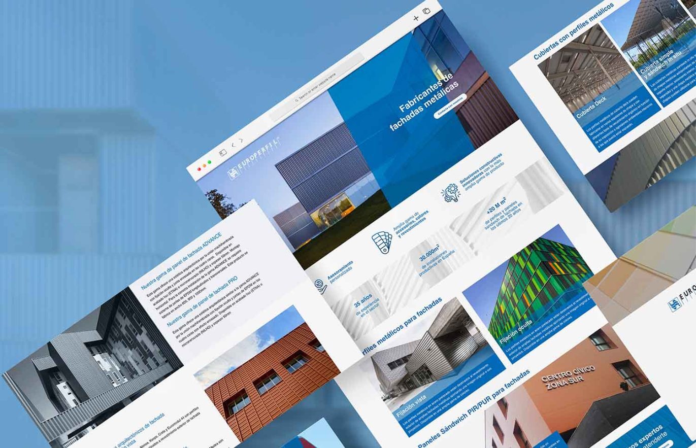 1 landing pages para sector construccion