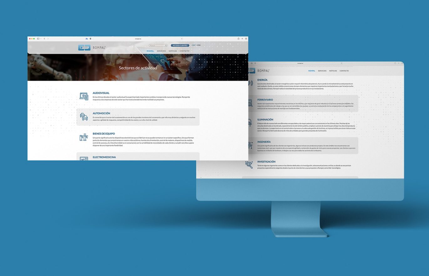 3 Diseno web sector tecnologico