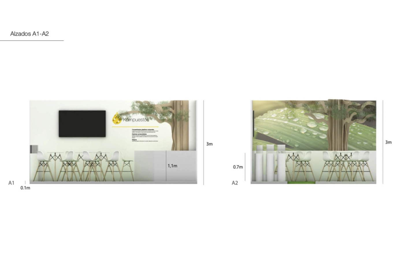 Diseno de stand para fabricante de plasticos