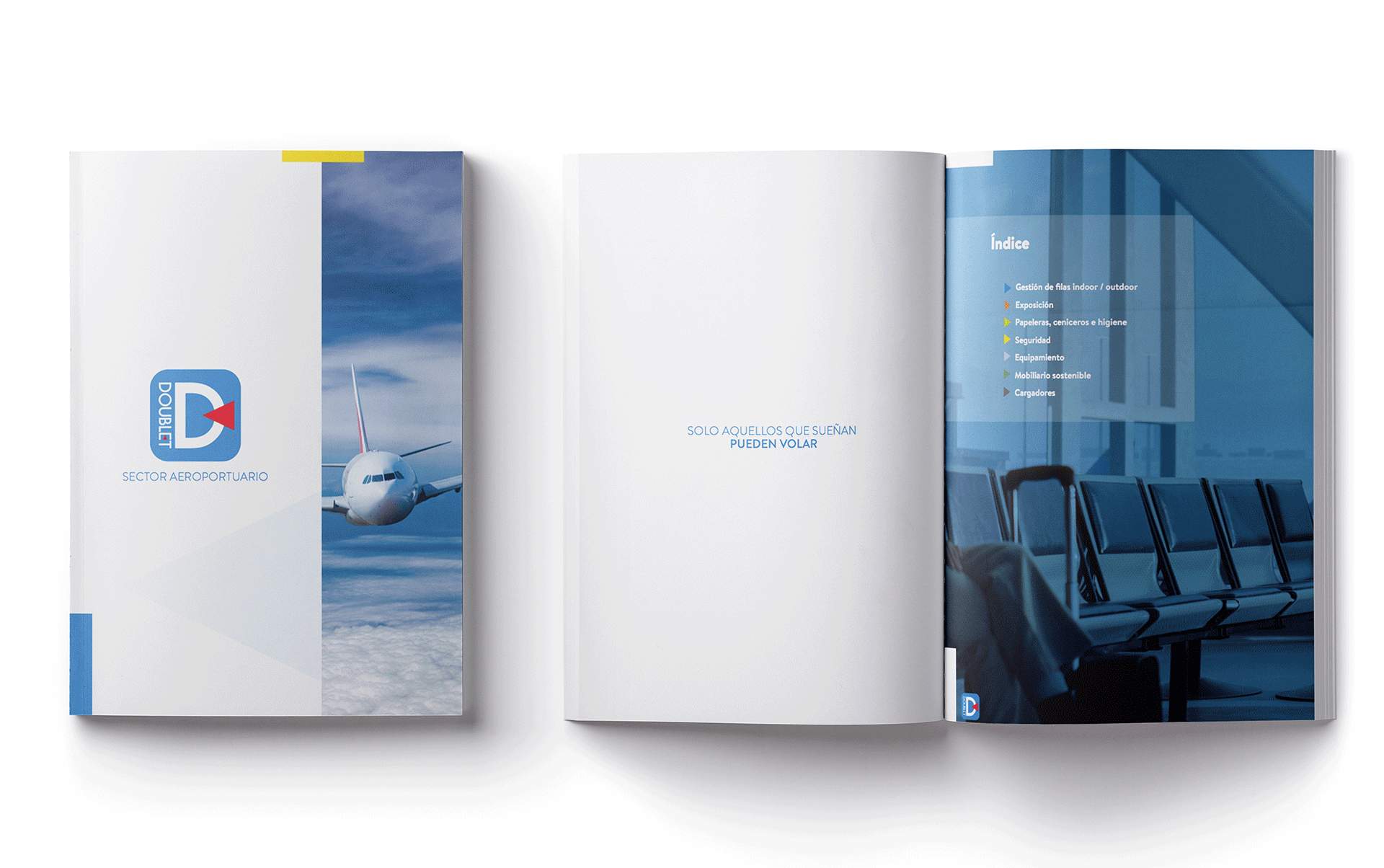 diseno de catalogos para aena - Cat&aacute;logos para el sector aeroportuario