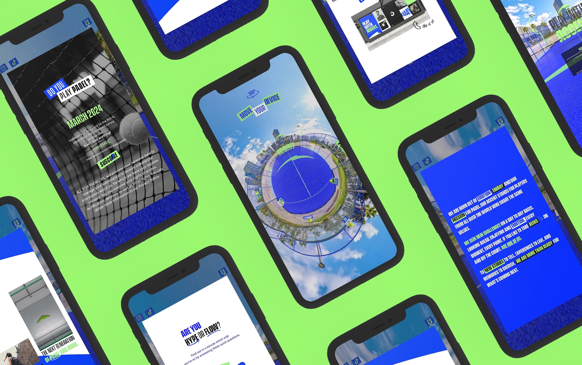 05 pagina web inmersiva 360 barcelona ok - Landing page para una nueva marca del sector deportivo