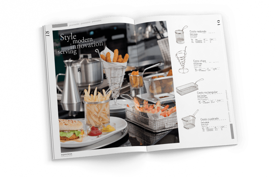 barcelona design studio catalogue 950x612 - Dise&ntilde;o del Cat&aacute;logo de Supreminox 2014