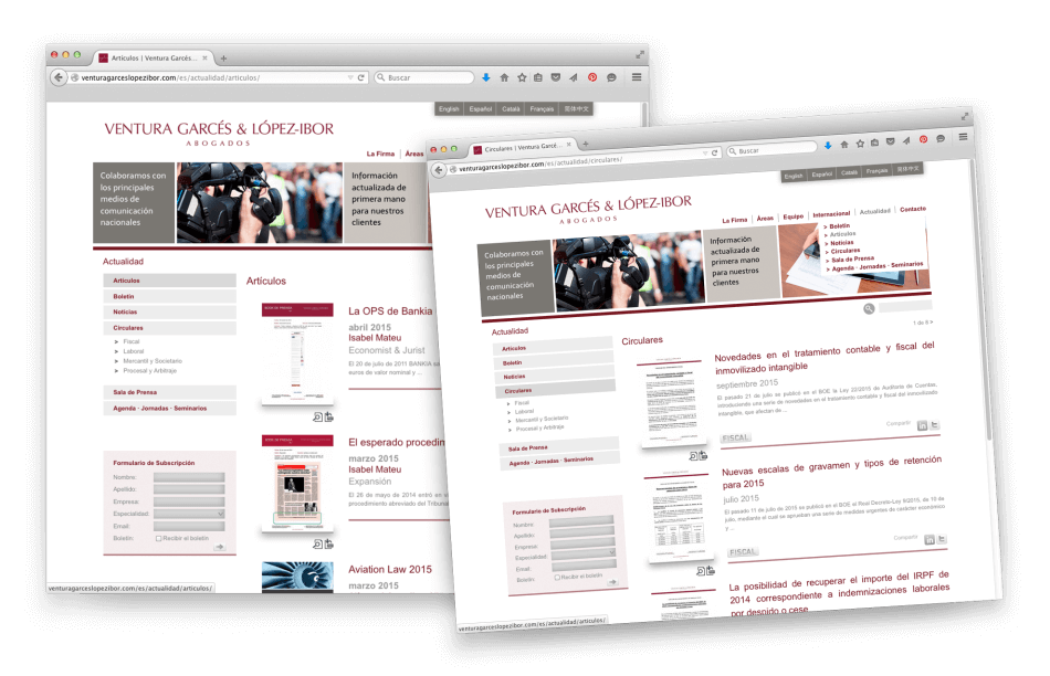 Lopez ibor abogados web 950x612 - P&aacute;gina web de Ventura Garc&eacute;s y L&oacute;pez Ibor abogados