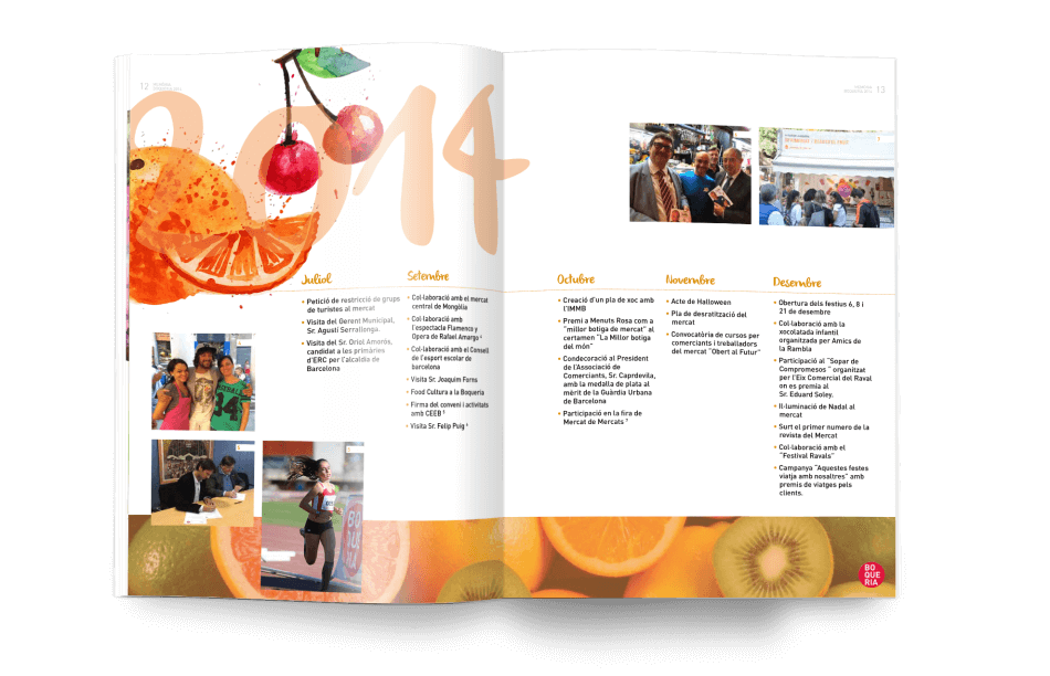 diseno ilustracio sector alimentario 950x612 - El Mercat de la Boquer&iacute;a presenta su nueva memoria