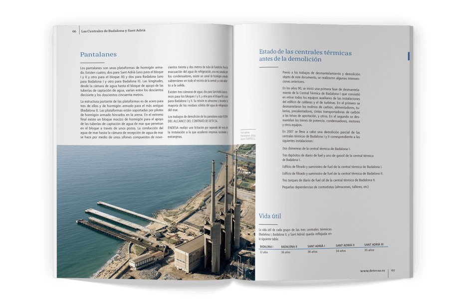 Chimeneas barcelona libro demolicion 950x612 - Demolici&oacute;n y desmantelamiento de centrales t&eacute;rmicas de Badalona y Sant Adri&agrave;