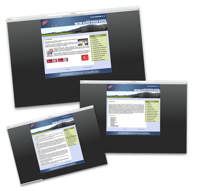 Old web redesign studio 652x612 - Creaci&oacute;n de la nueva web de  la compa&ntilde;&iacute;a TURCO ESPA&Ntilde;OLA S.A