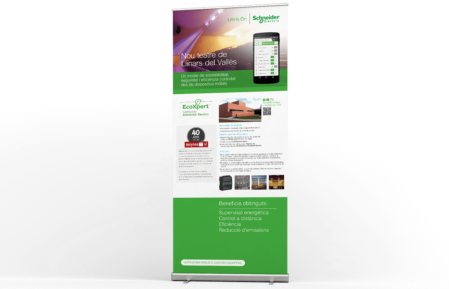 rollup barcelona design - Comunicaci&oacute;n y estrategia comercial de EcoXpert