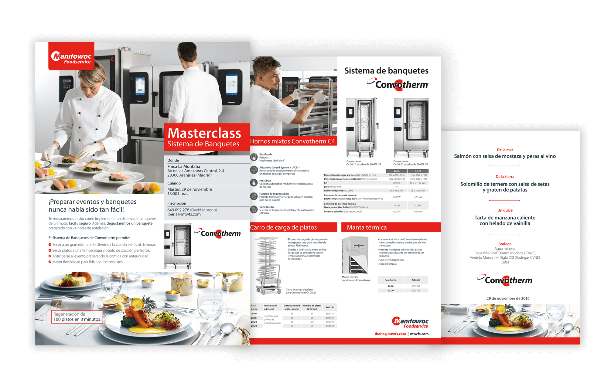 elementos comunicacion eventos barcelona - Soluciones en marketing, dise&ntilde;o gr&aacute;fico... para Manitowoc