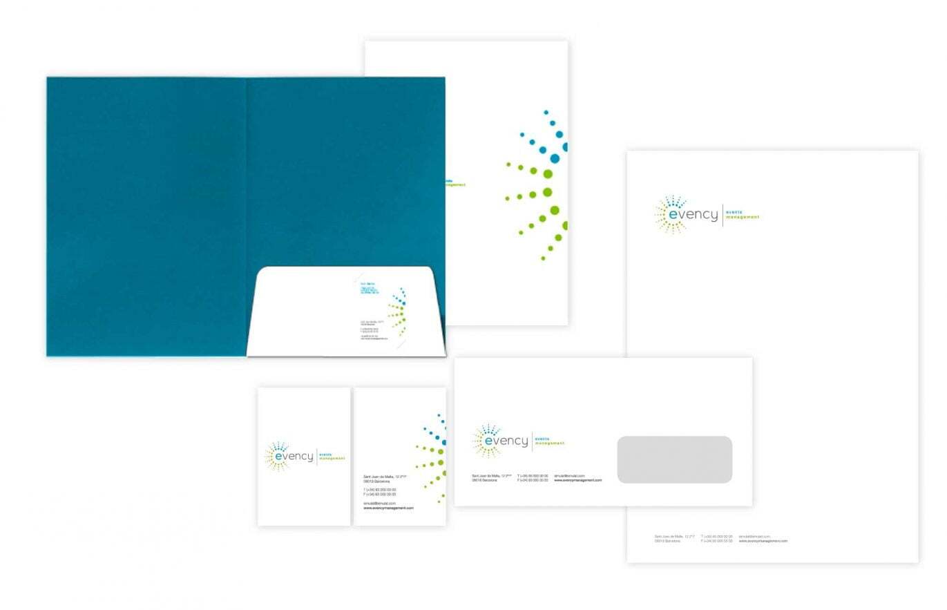 evency_Branding_identidad_Papeleria