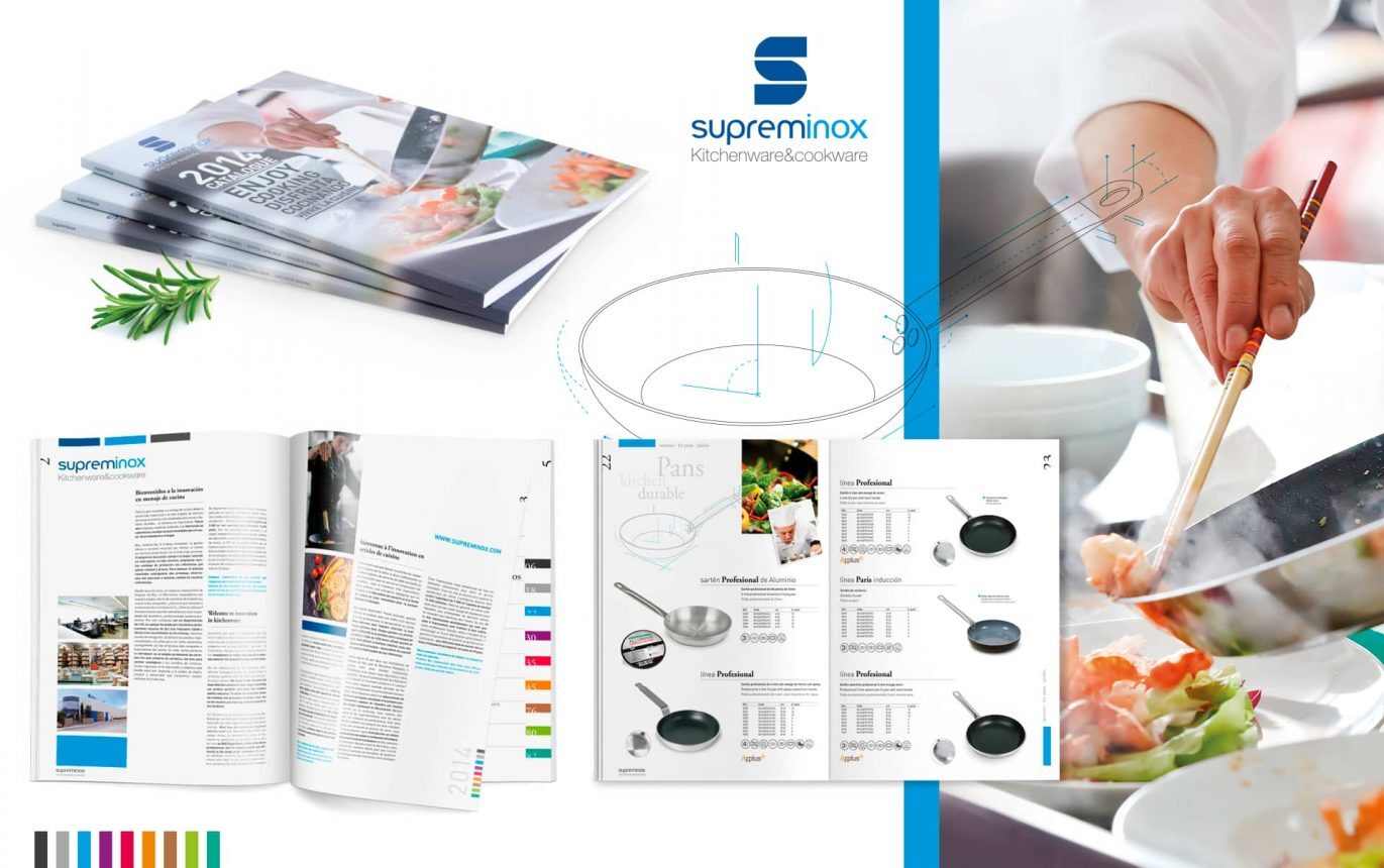 03 Catalogo Supreminox productos para restauracion 1371x860 - Dise&ntilde;o y maquetaci&oacute;n de catalogo de productos
