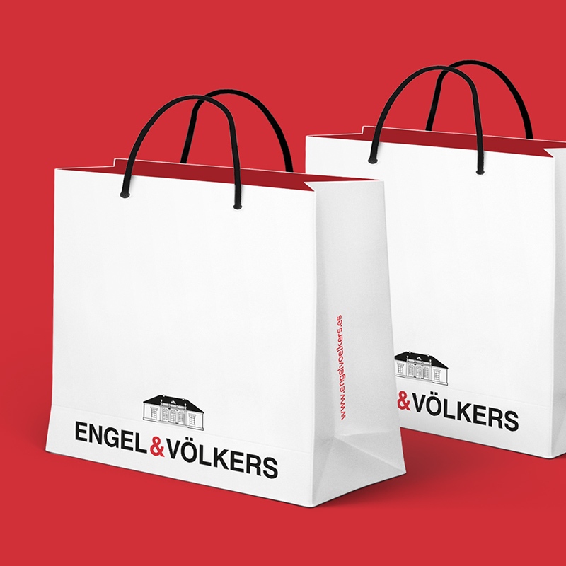 diseno de elementos coporativos inmobiliaria - Marketing y comunicación para Engel & Volkers