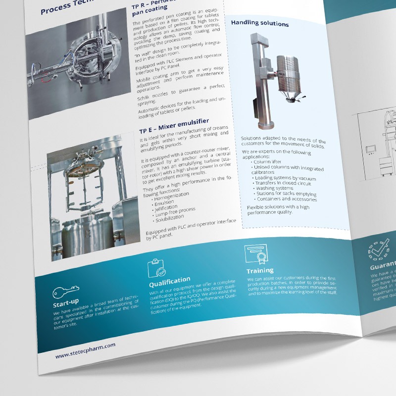 diseno de sales folder barcelona - Sales Folder para STE