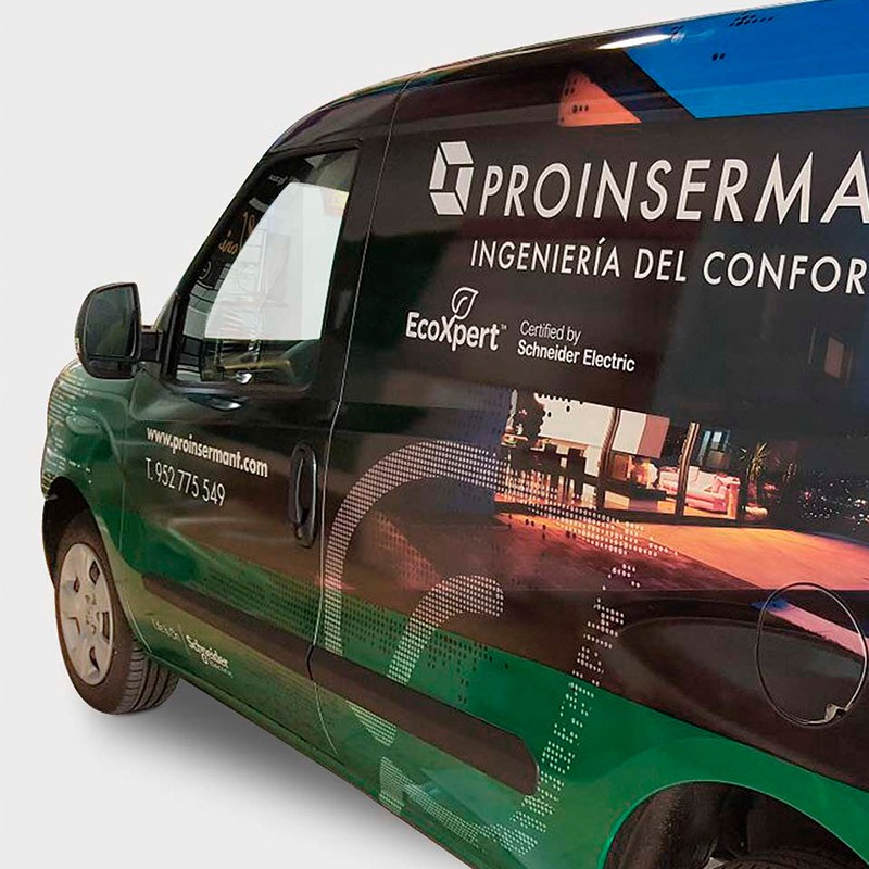 rotulacion furgoneta corporativa barcelona - Rotulación de vehículos corporativos