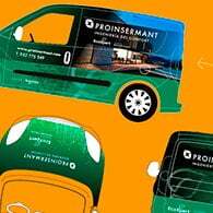 disseny grafica vehicle corporatiu