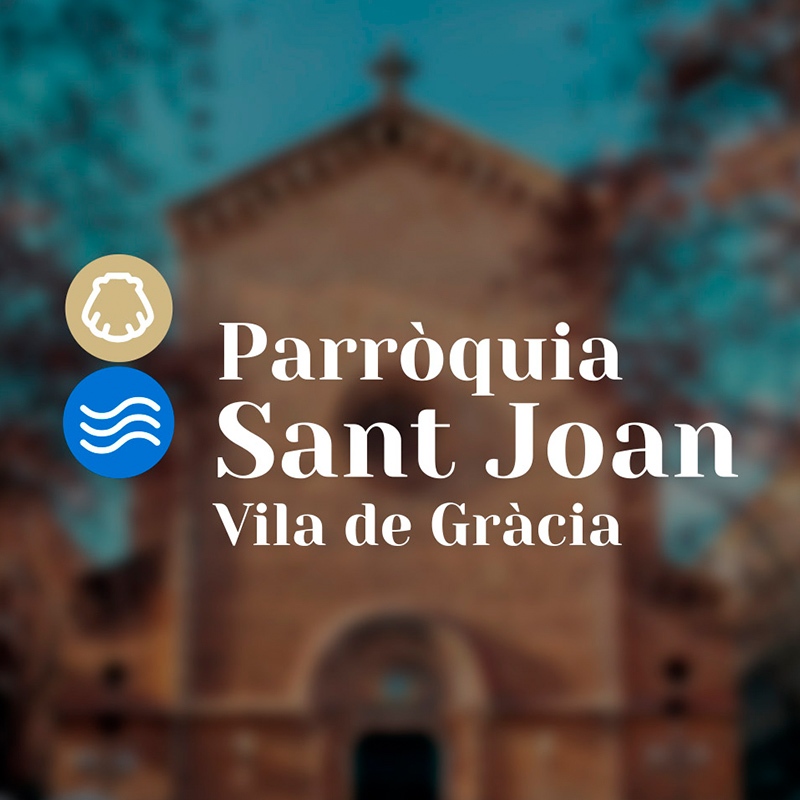 diseno de logotipo parroquia barcelona - Diseño de branding para la Parroquia Sant Joan de Gràcia
