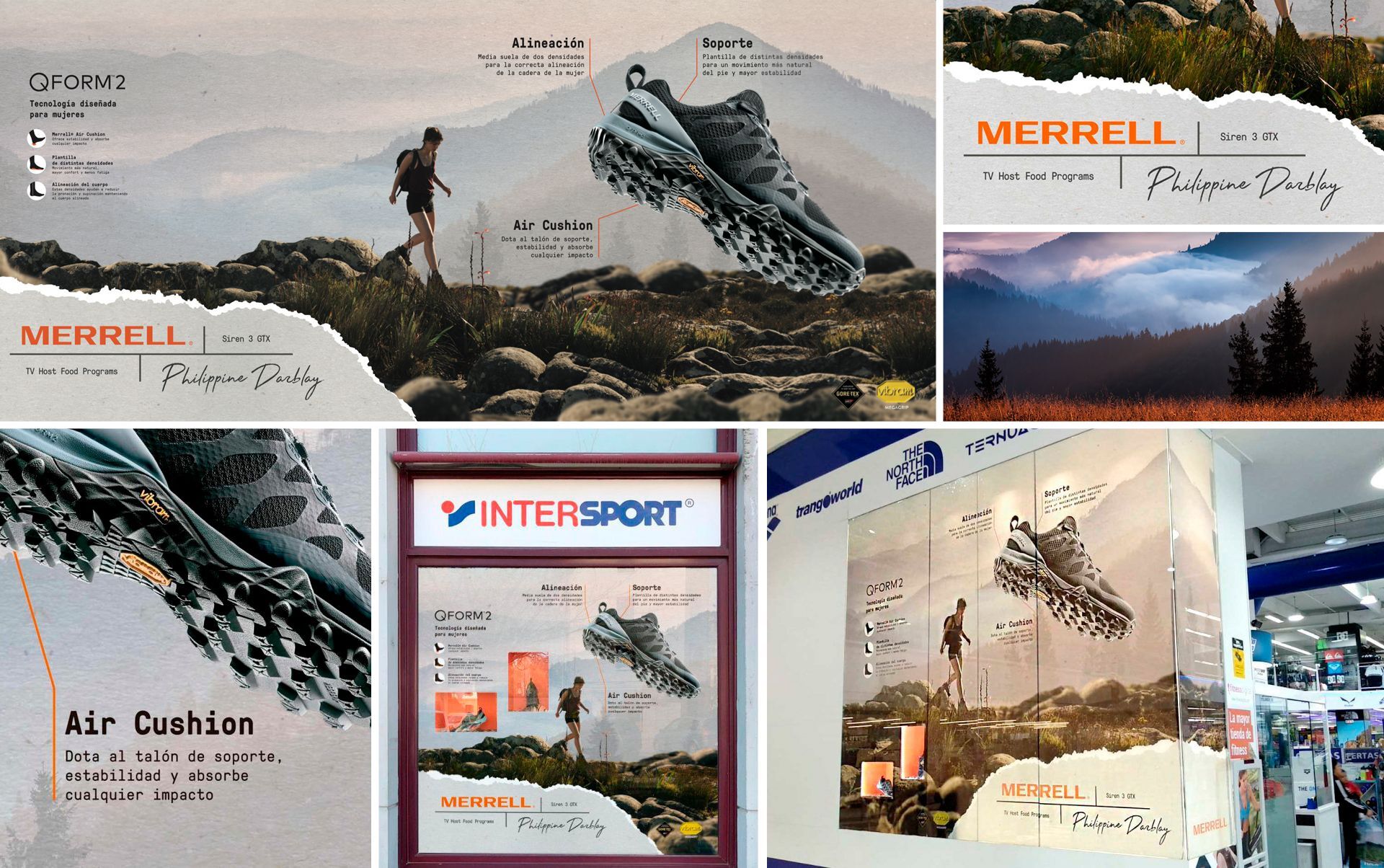 - - Creación de escaparates para calzado deportivo 03 escaparates merrell - Creación de escaparates para calzado deportivo