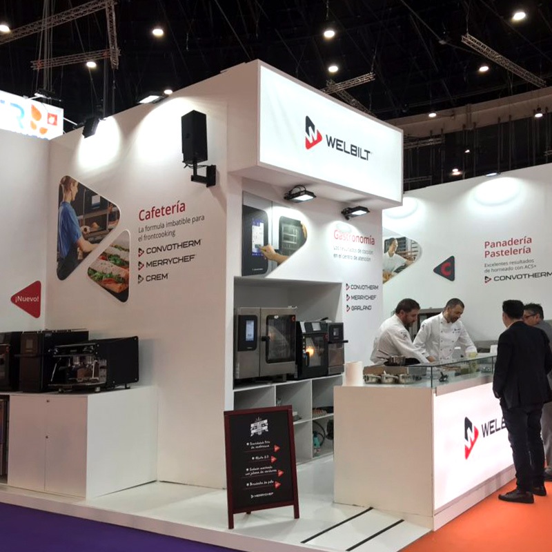 diseno de stand alimentacion - Diseño de stands para Welbilt