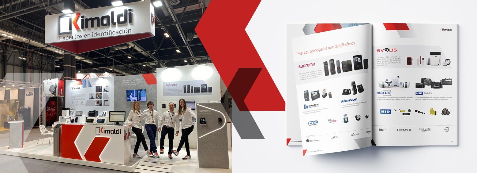 - - Restyling de marca y material corporativo diseno stand promocional para evento - Restyling de marca y material corporativo