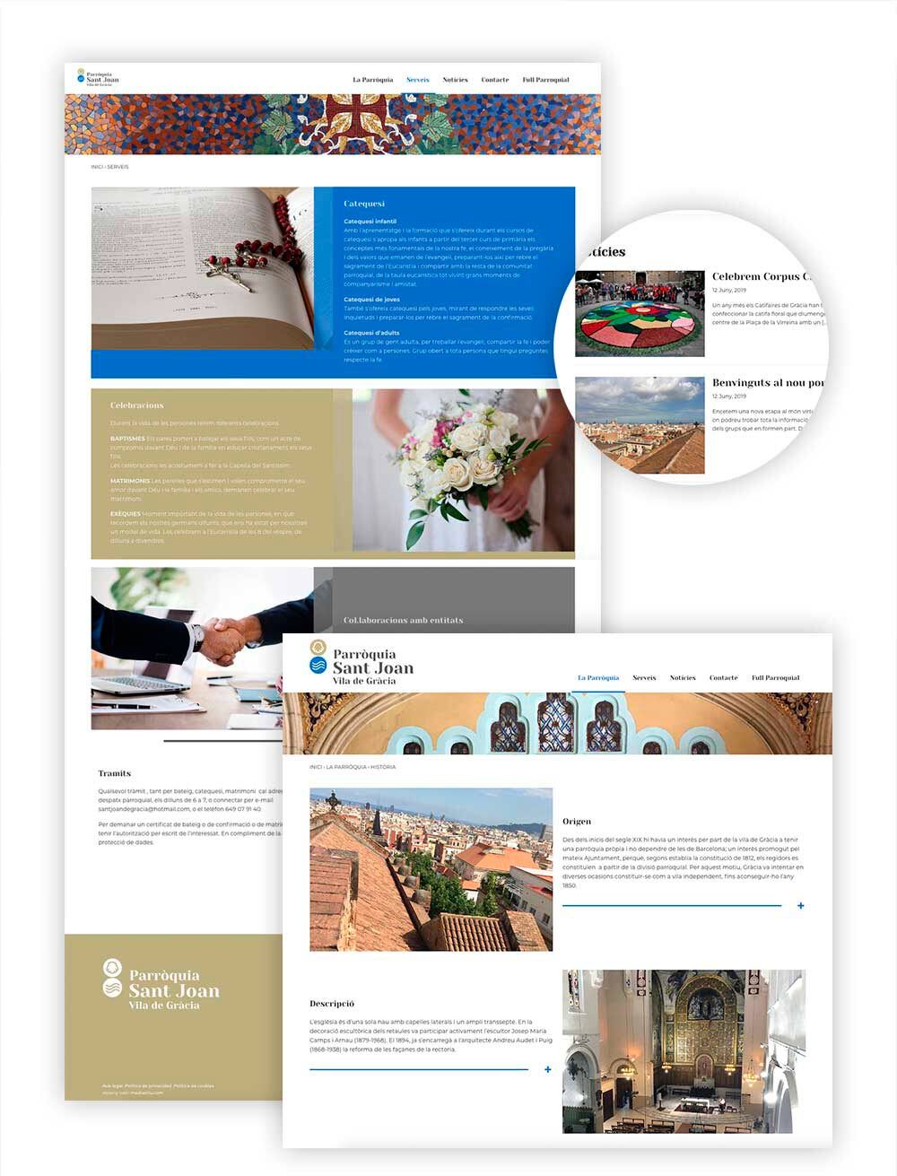 proyectos, diseno-web-2, noticias - - ¿Quieres crear una web y no sabes cómo empezar? Te damos algunos consejos creacion web para esglesia barcelona 1 - ¿Quieres crear una web y no sabes cómo empezar? Te damos algunos consejos