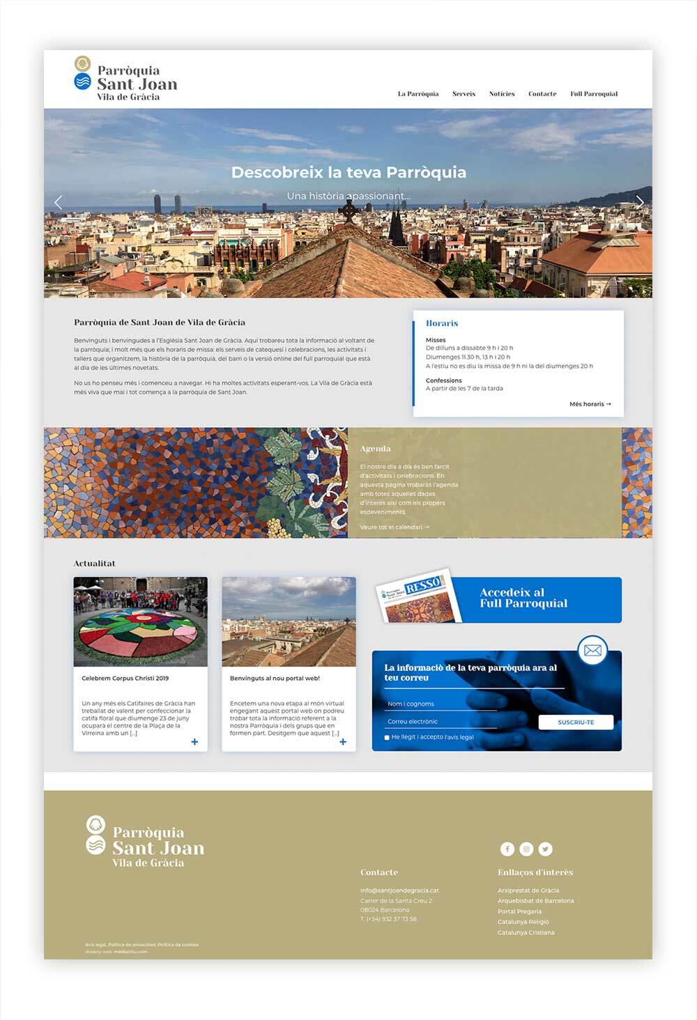 proyectos, diseno-web-2, noticias - - ¿Quieres crear una web y no sabes cómo empezar? Te damos algunos consejos diseno pagina web parroquia - ¿Quieres crear una web y no sabes cómo empezar? Te damos algunos consejos