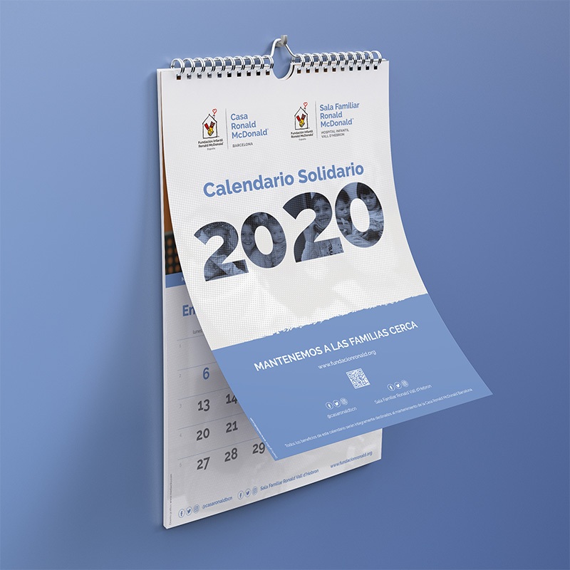 maquetacion diseno de calendario - Diseño de calendario McDonald's
