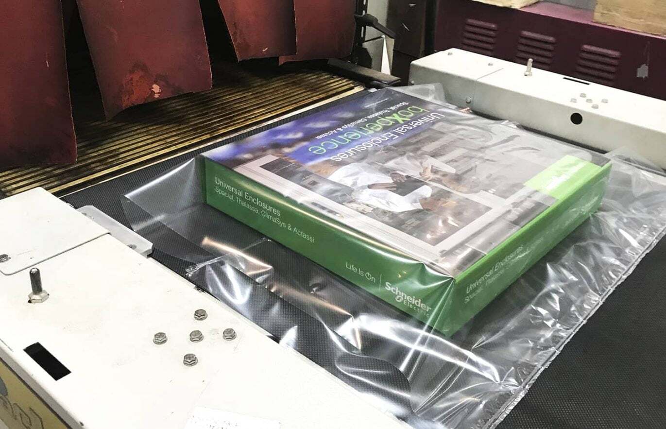 retractilado caja para retail industrual