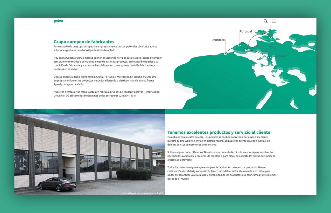 diseno de pagina web empresa cerraduras