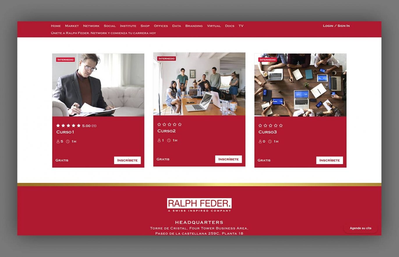 creacion de pagina web barcelona 1371x883 - Plataforma multisite para el sector inmobiliario