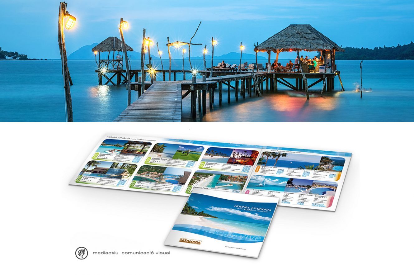 diseño grafico para hoteles catalonia