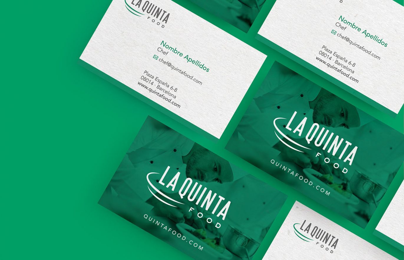 diseno tarjetas sector restauracion