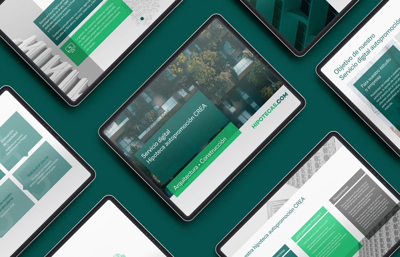 ebrochure digital para hipotecas