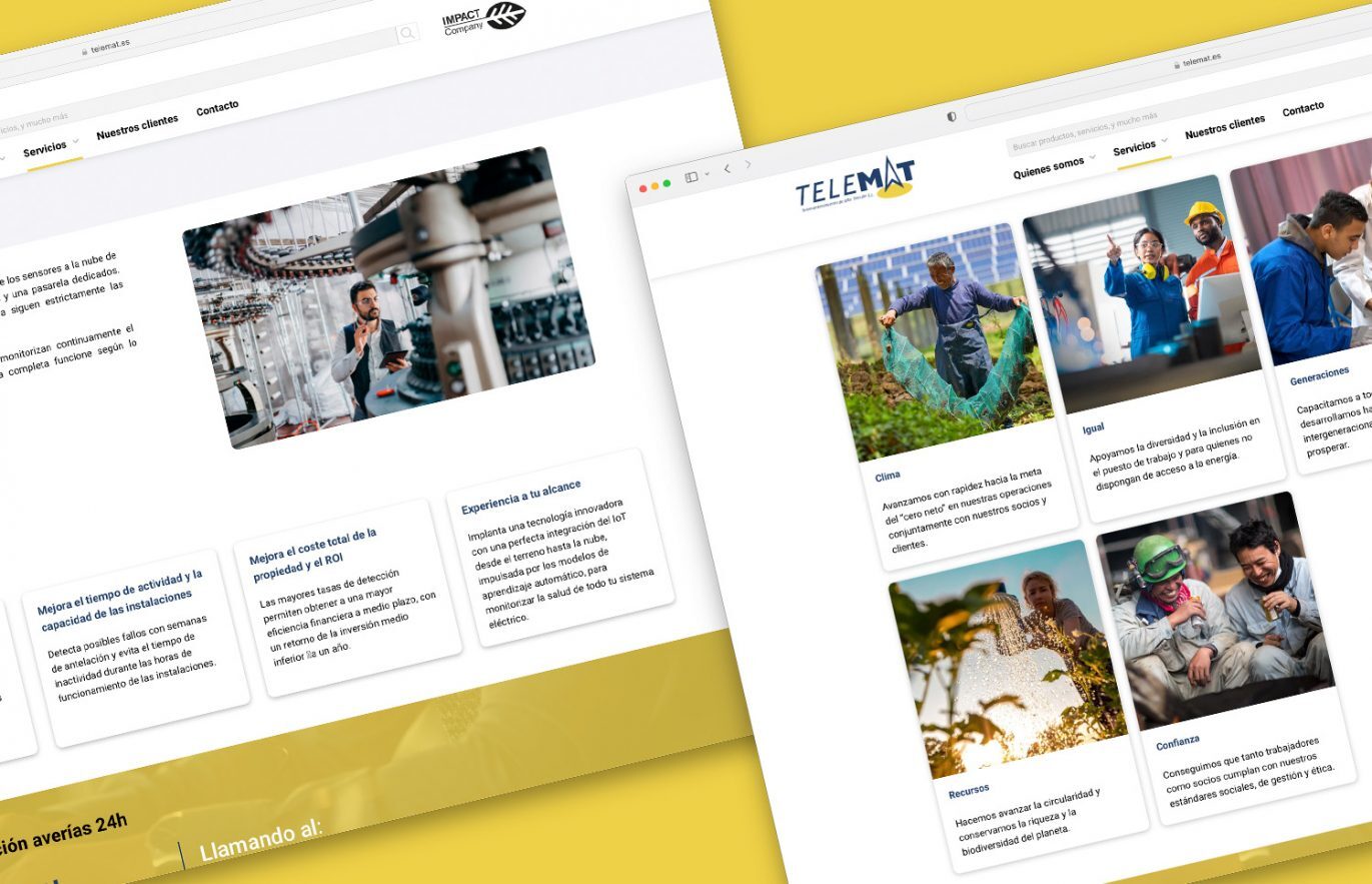proyecto web para sector industrial