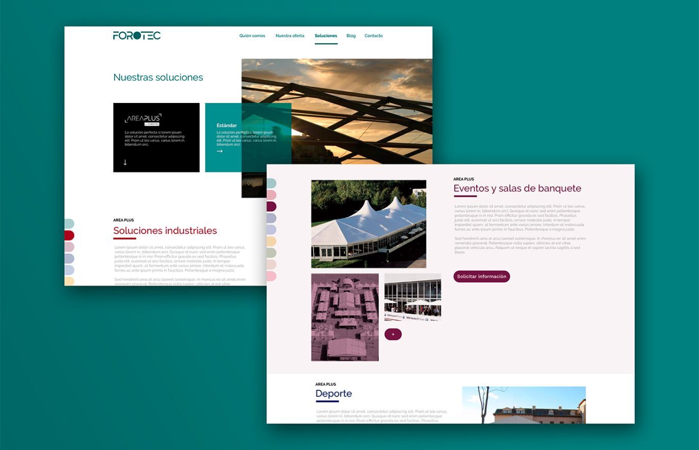 7 pagina web para marca de carpas