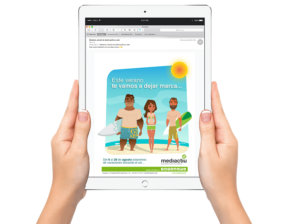 campana mailing comunicacion online - Campa&ntilde;a de comunicaci&oacute;n de marca